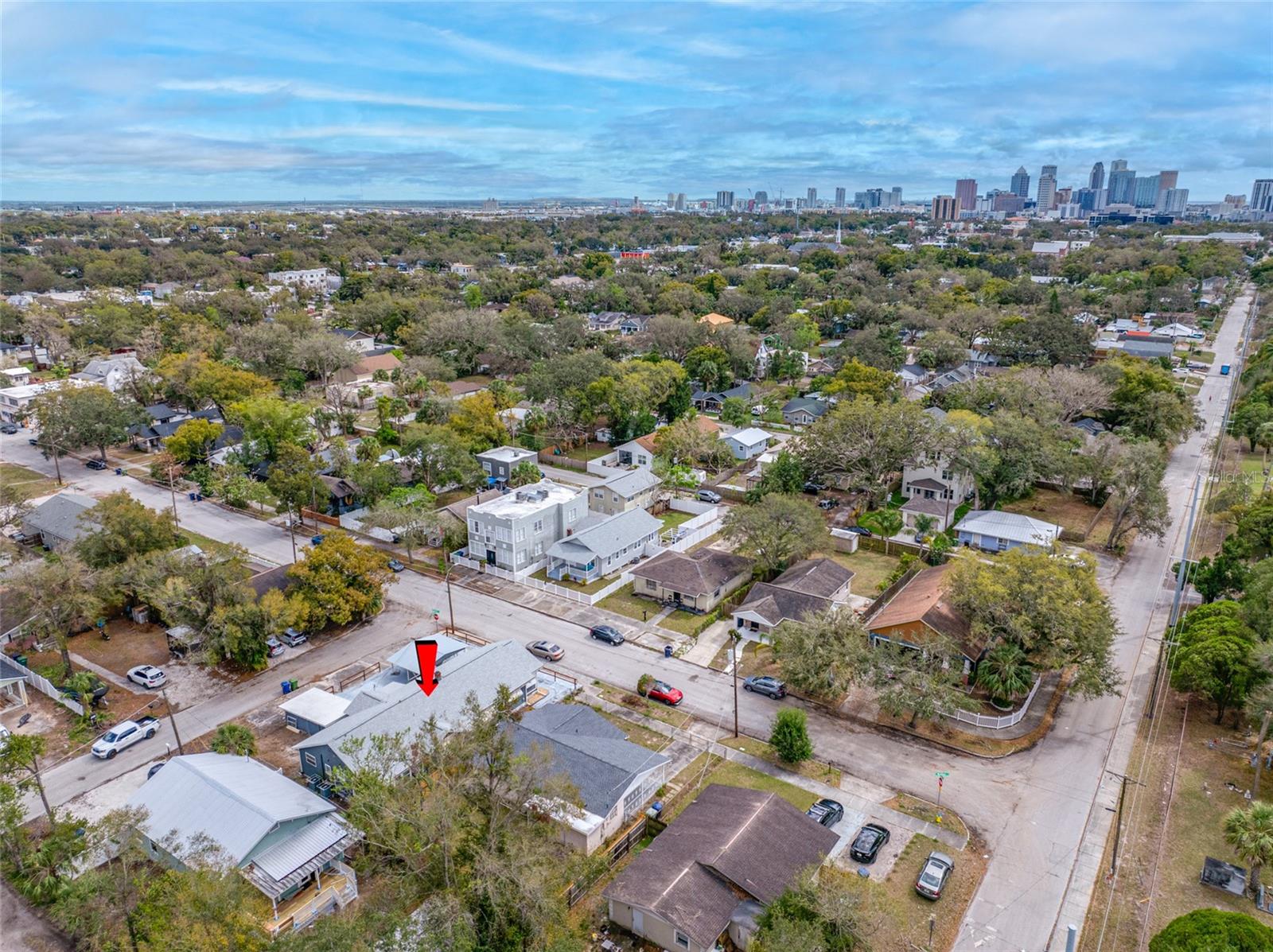 Top View North East side - 301 W WOODLAWN AVE, TAMPA, FL 33603