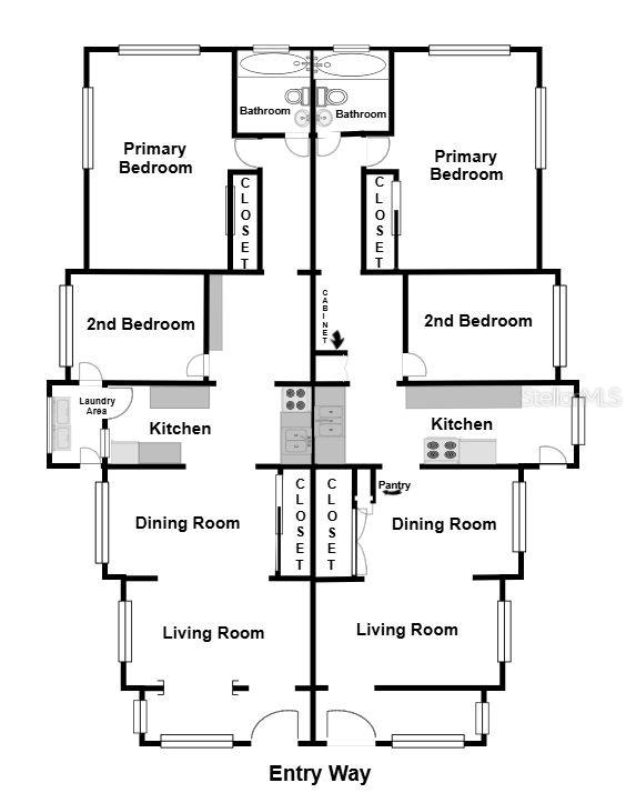 301 W WOODLAWN AVE, TAMPA, FL 33603 - FLOOR PLAN