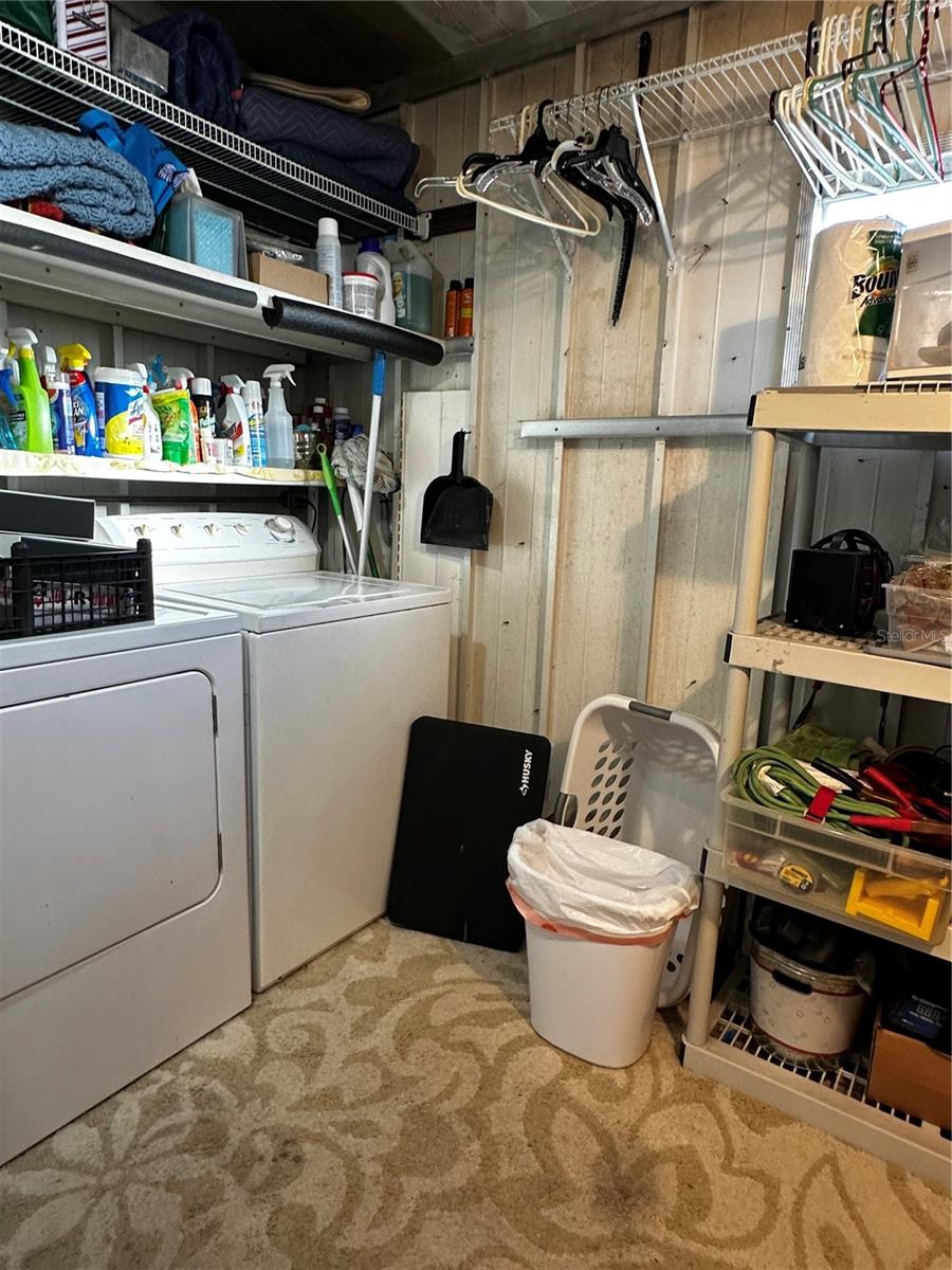 Laundry area