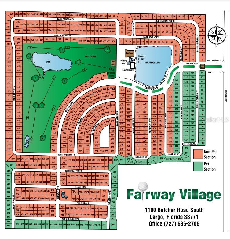 Fairway Village Map