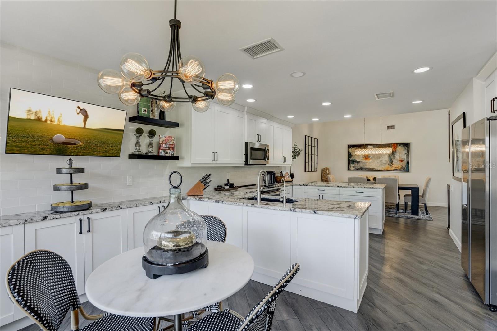 Kitchen With Dining Area