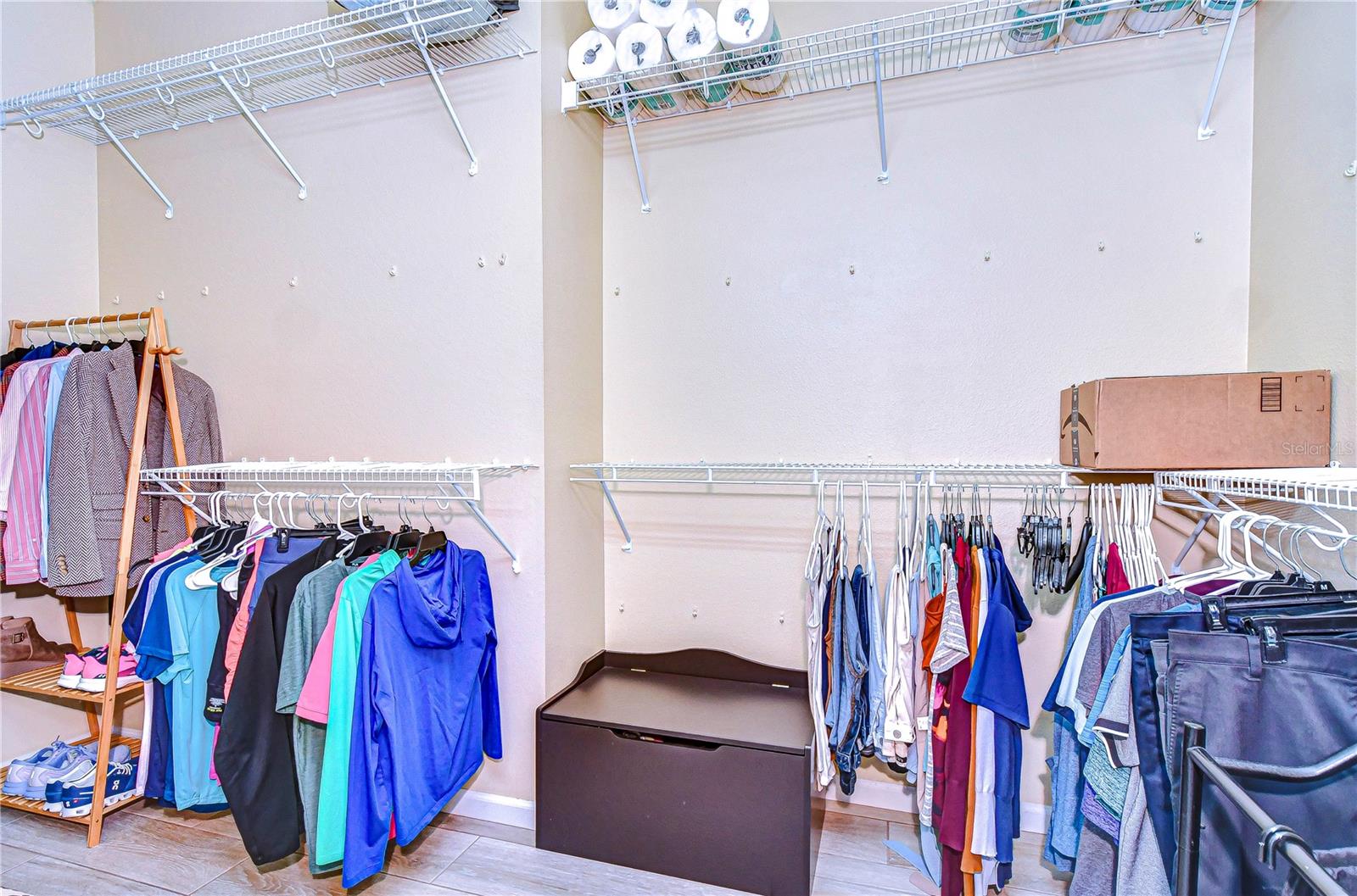 Discover the spacious closet of your dreams.