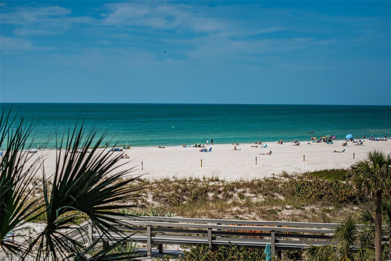 View of the beach and Gulf from the balcony of unit 303