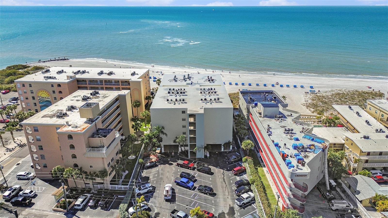 12924 Gulf Blvd #110, Madeira Beach FL 33708 - Sandy Shores Unit 110 Aerial View