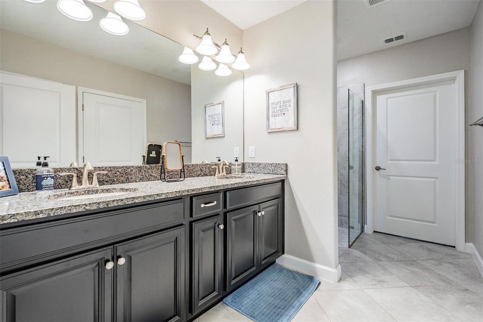 Dual sinks in the primary bath