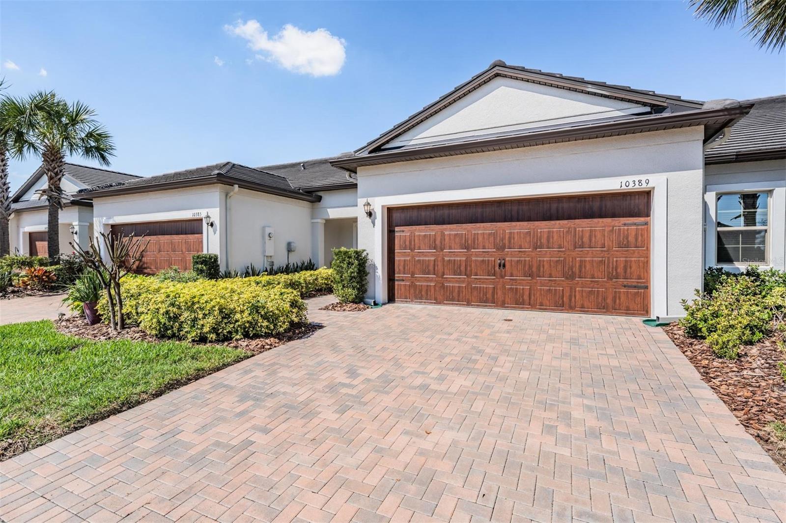 2 car garage and slate roof