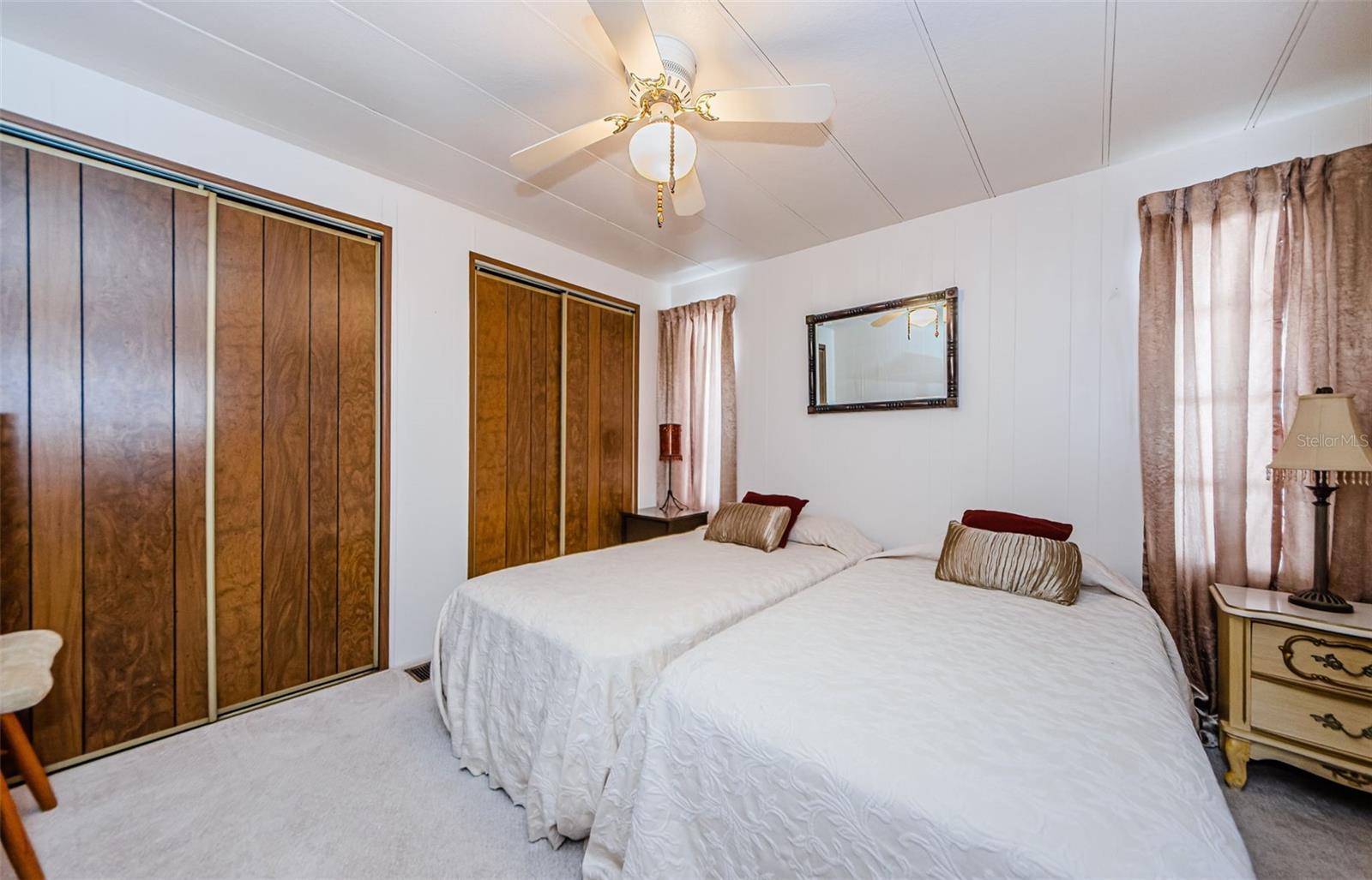 Plenty of closet space in the 2nd bedroom