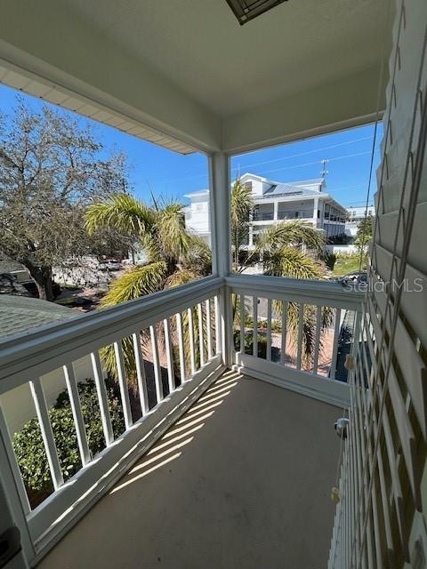 Second story porch off bedroom #3.