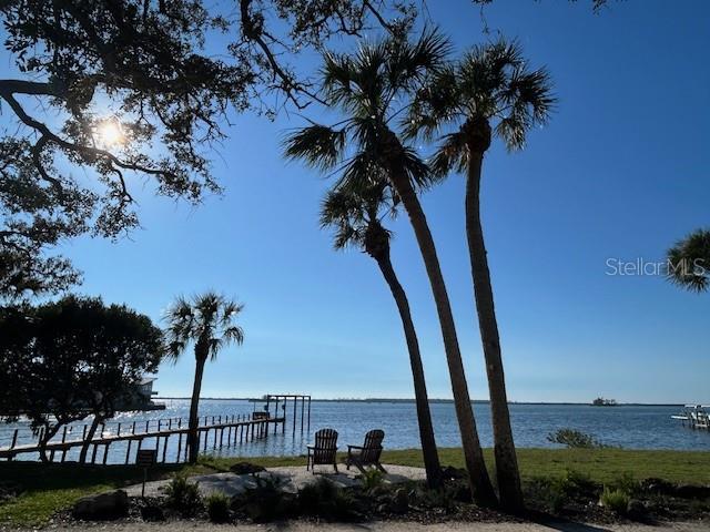 Intercoastal waterway views from downtown Dunedin. Just a few blocks from listed townhome.