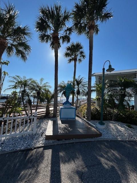 Downtown Dunedin waterfront park & fishing pier.