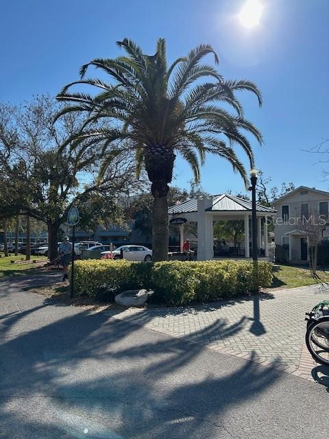 Another downtown park with music band shell.