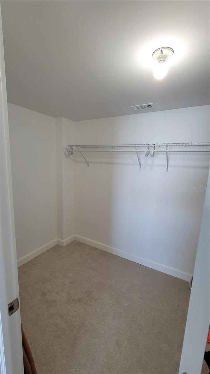 Large walk in closet