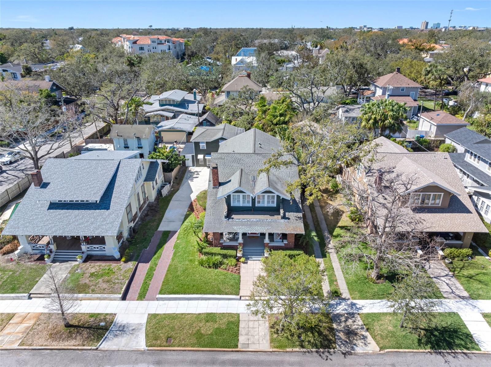 The home is five houses from the water and two blocks from Hyde Park Village. It has an elevation of 11.8' and has never flooded (Helene nor Milton).