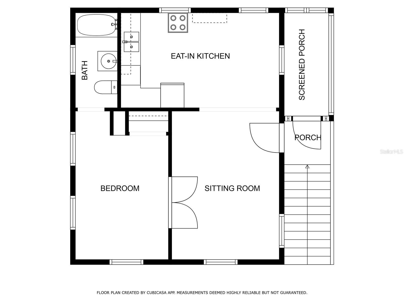 Carriage home--second story unit floor plan.