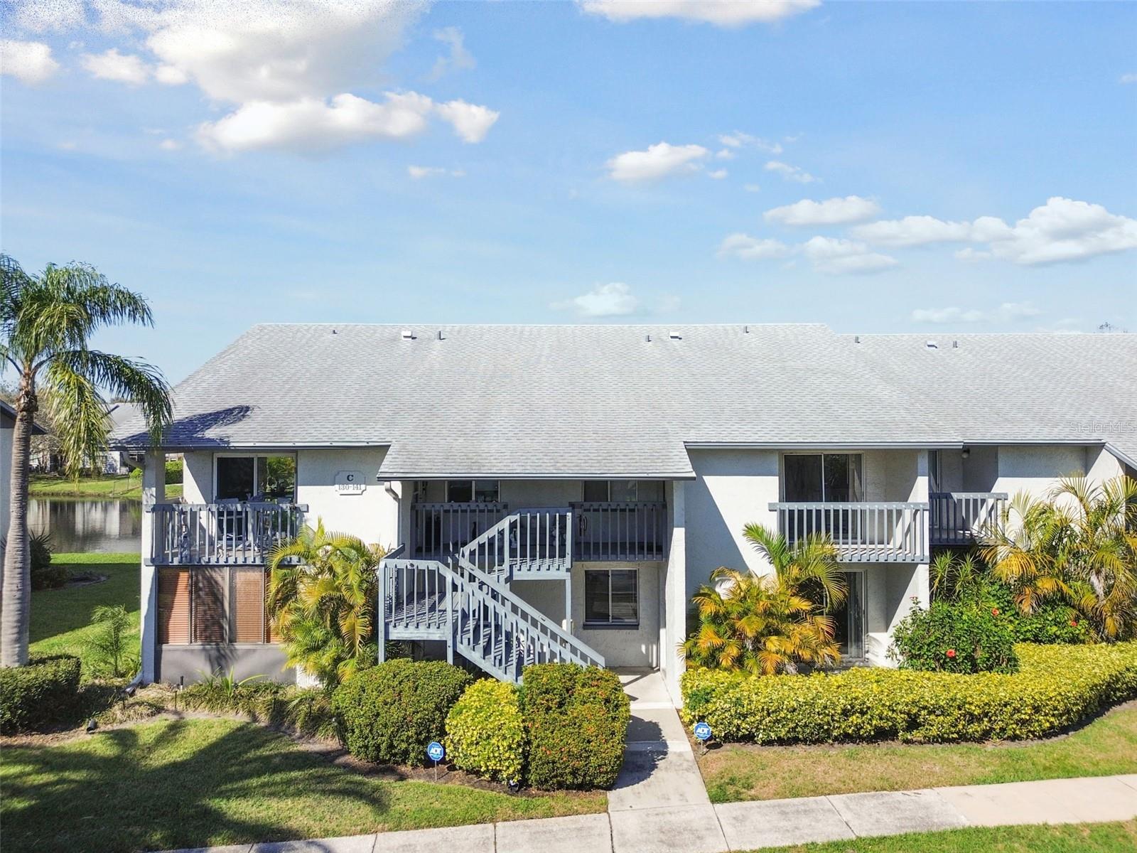 second floor unit, corner building C