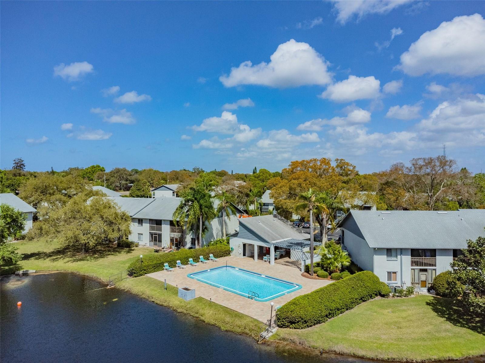 community pool number 1 and lake