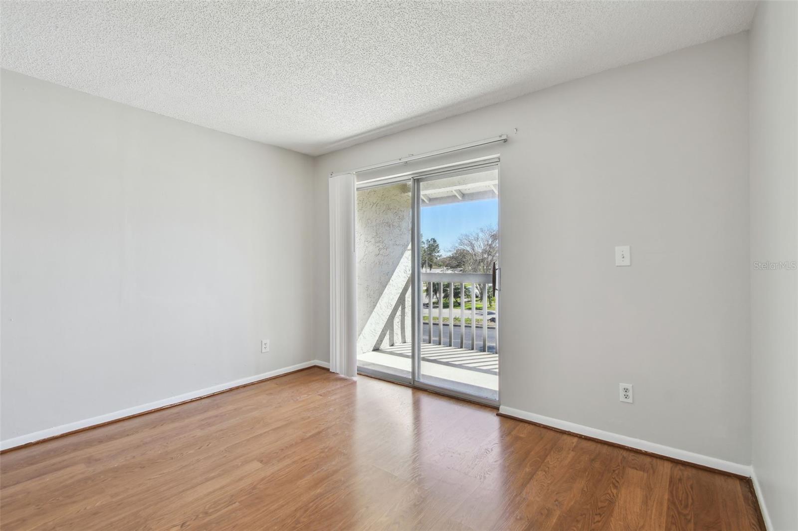 guest bedroom and balcony view