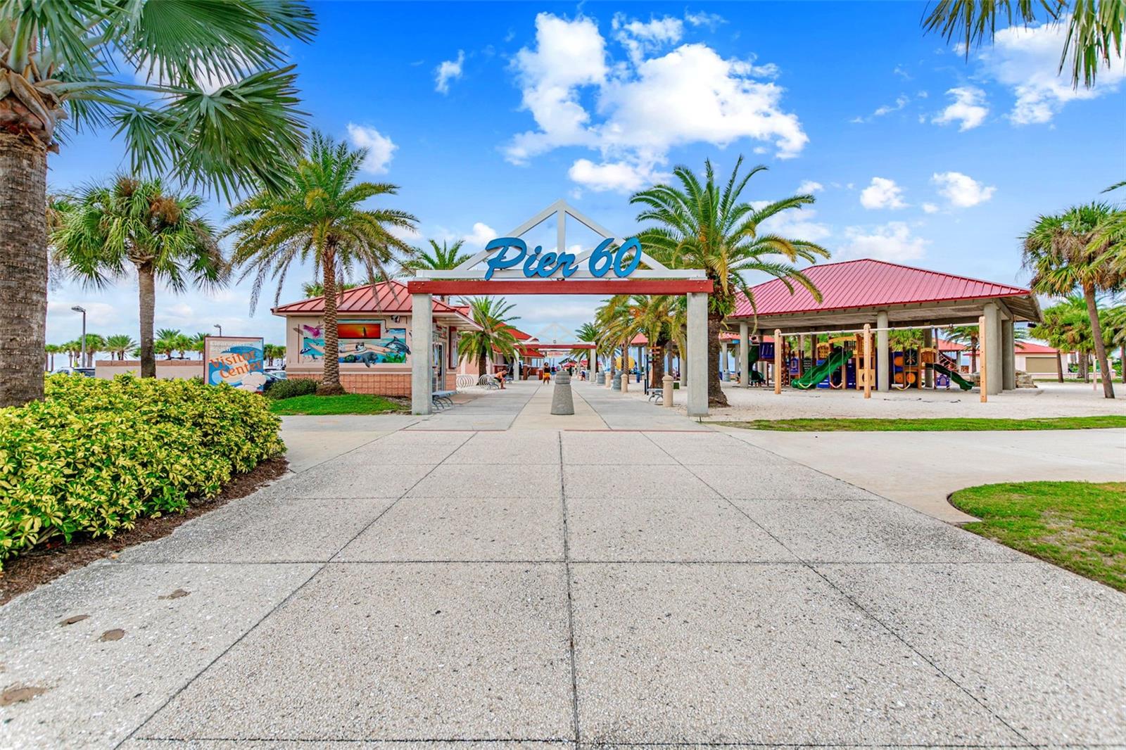 Clearwater Beach Pier 60 approximately 25 minutes from home!