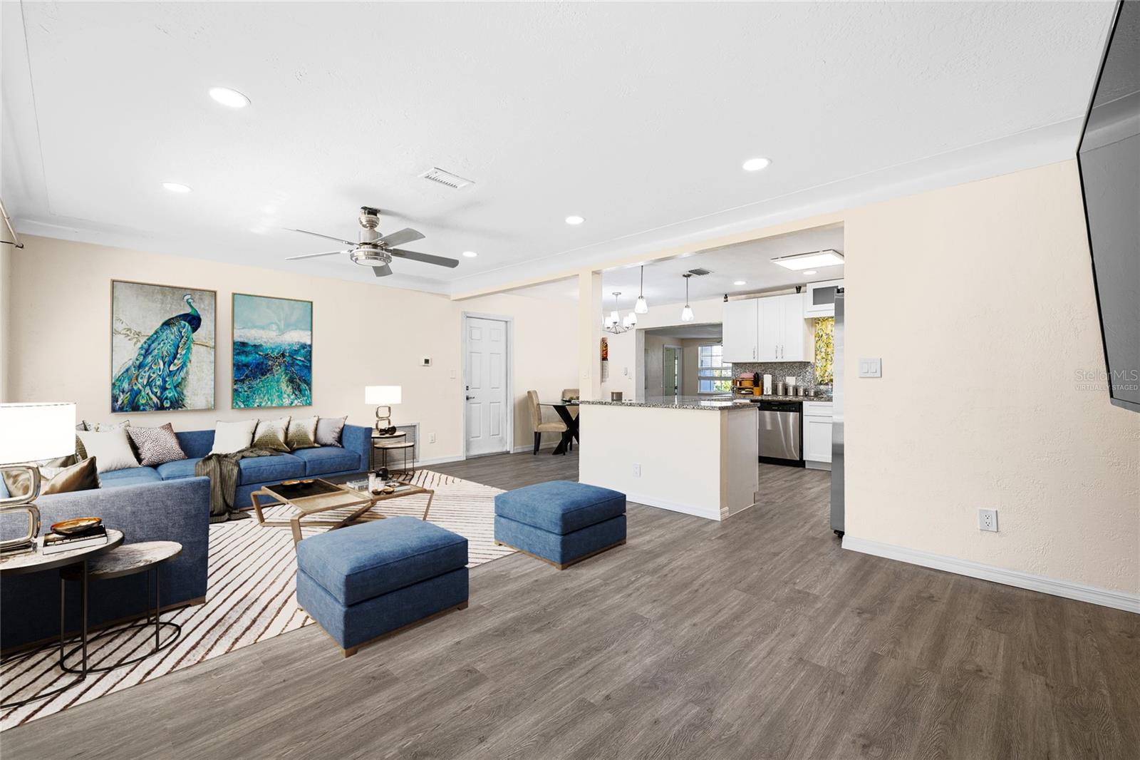 Living Room-Virtually Staged