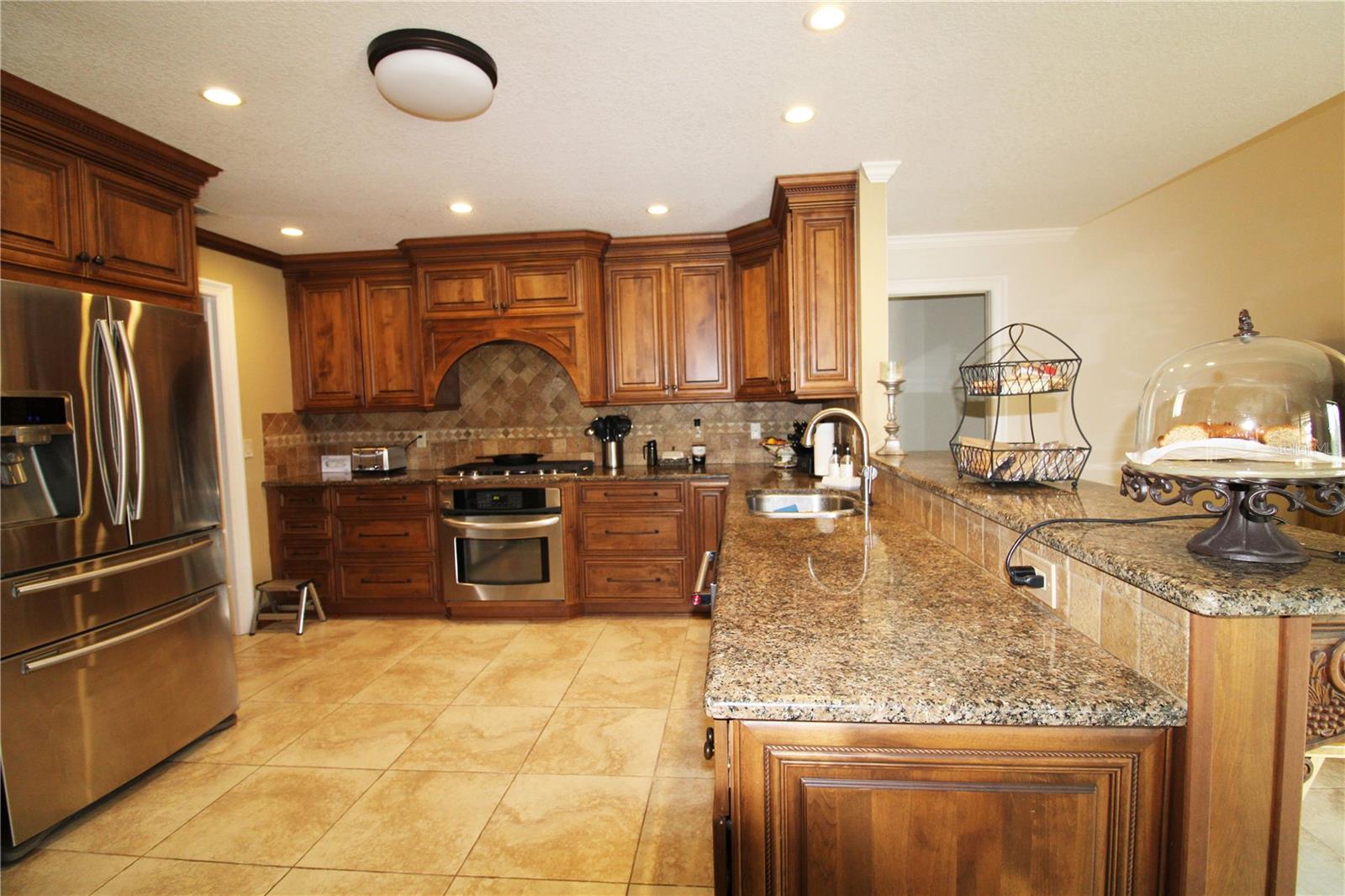 Custom Cabinets with Granite Countertops