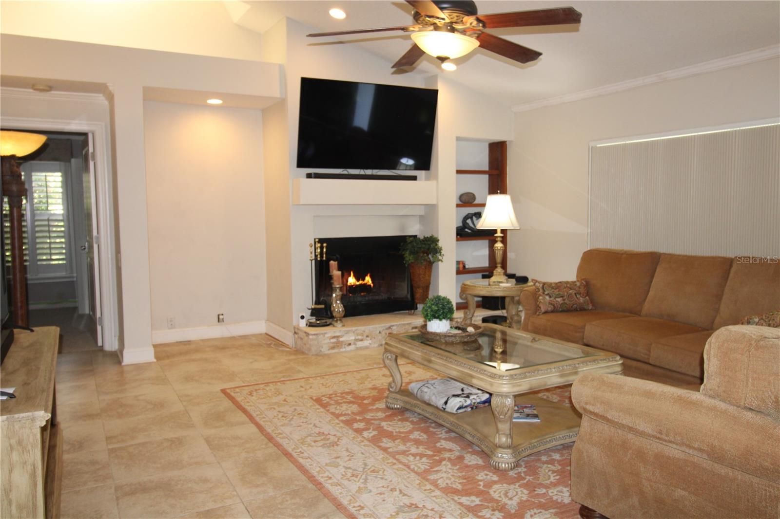 Family Room with Fireplace