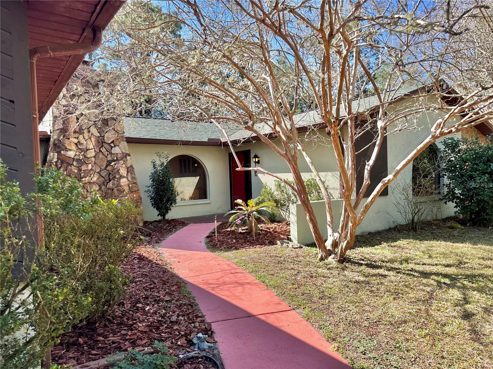 Front walkway entrance