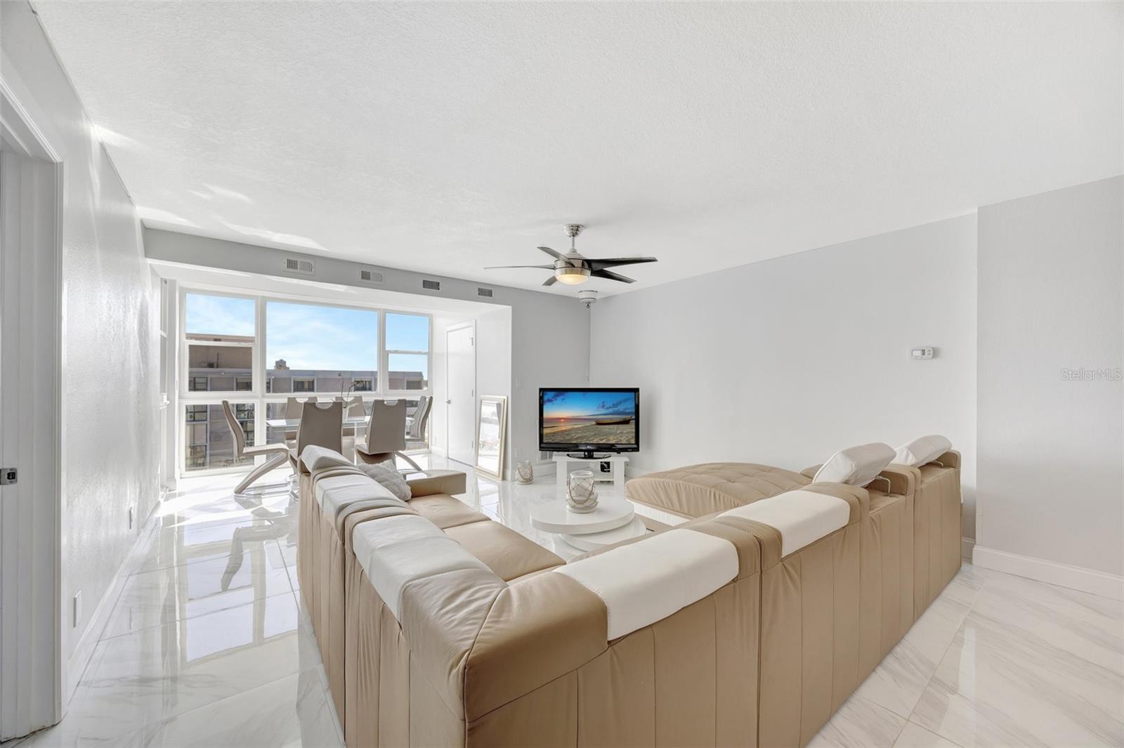 Open concept living room