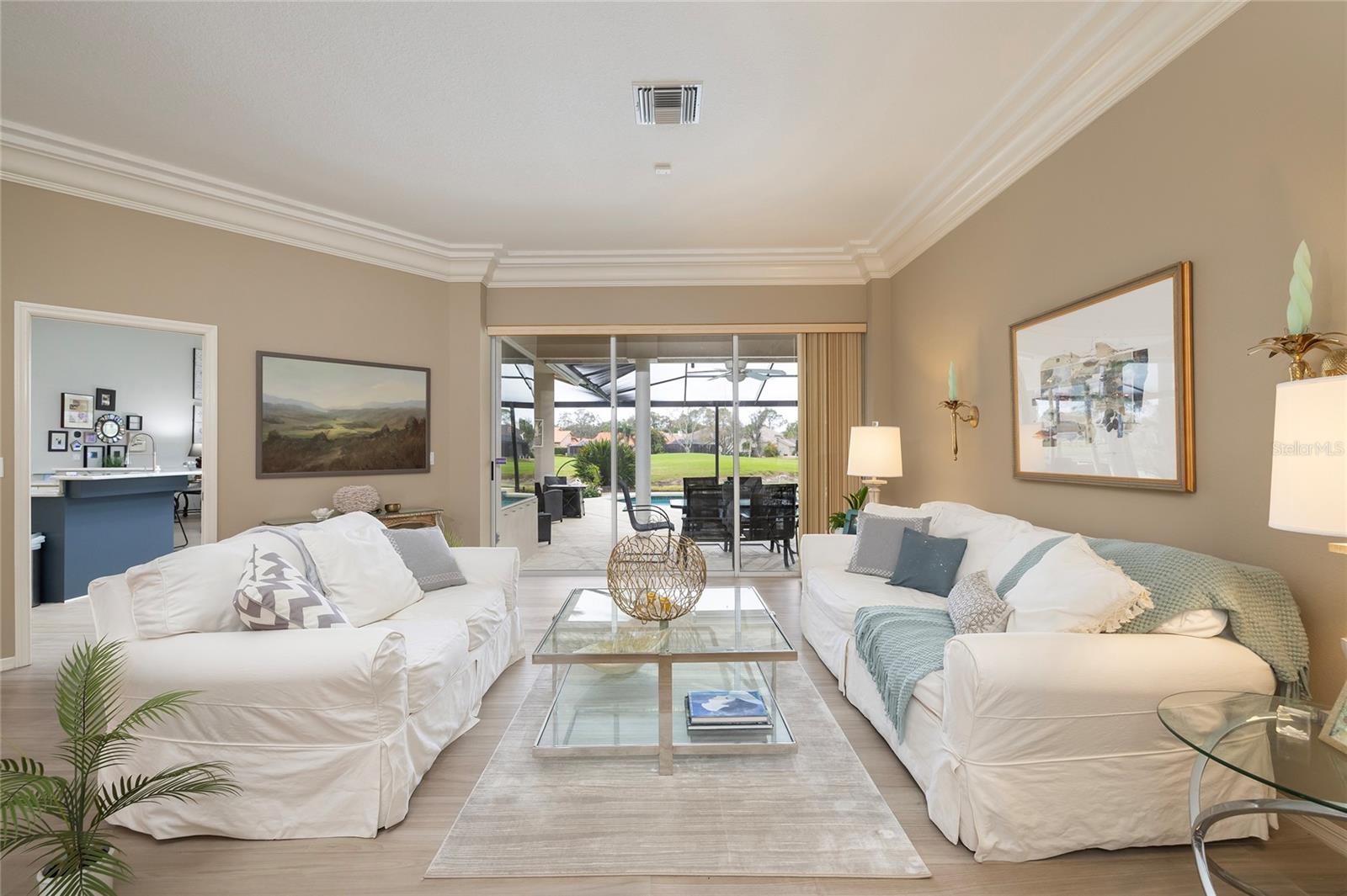 Formal Living room with great views