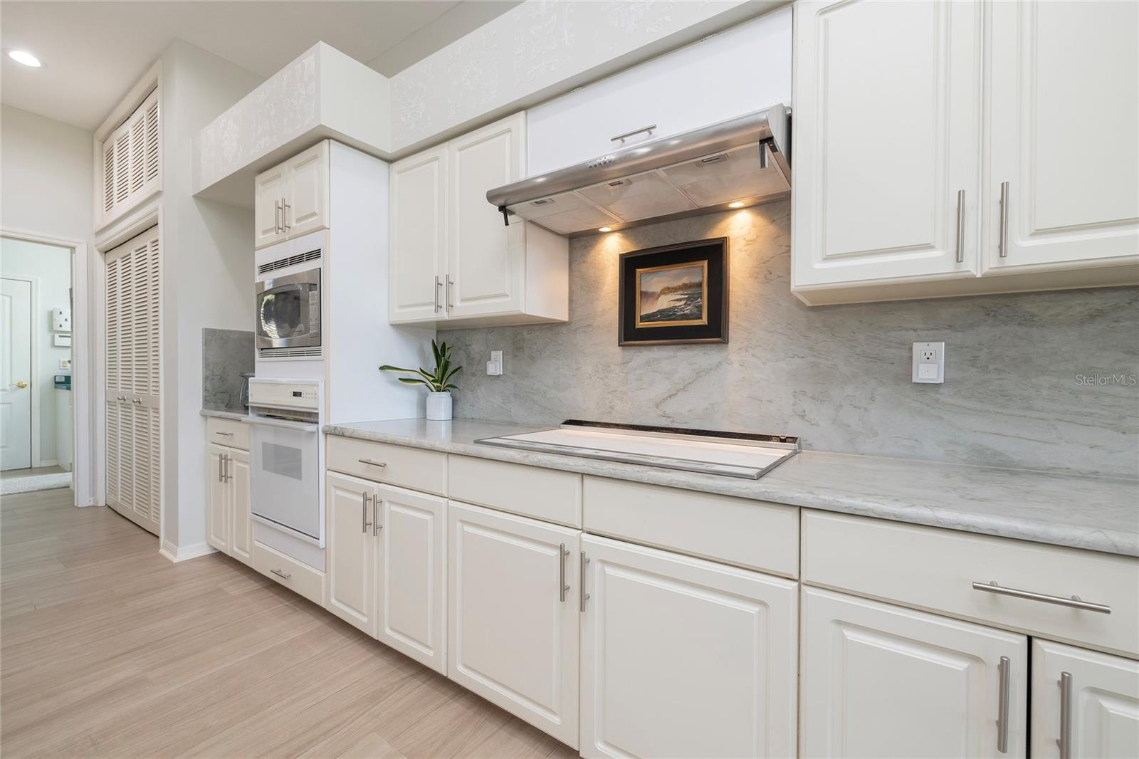 Gourmet kitchen with induction cooktop