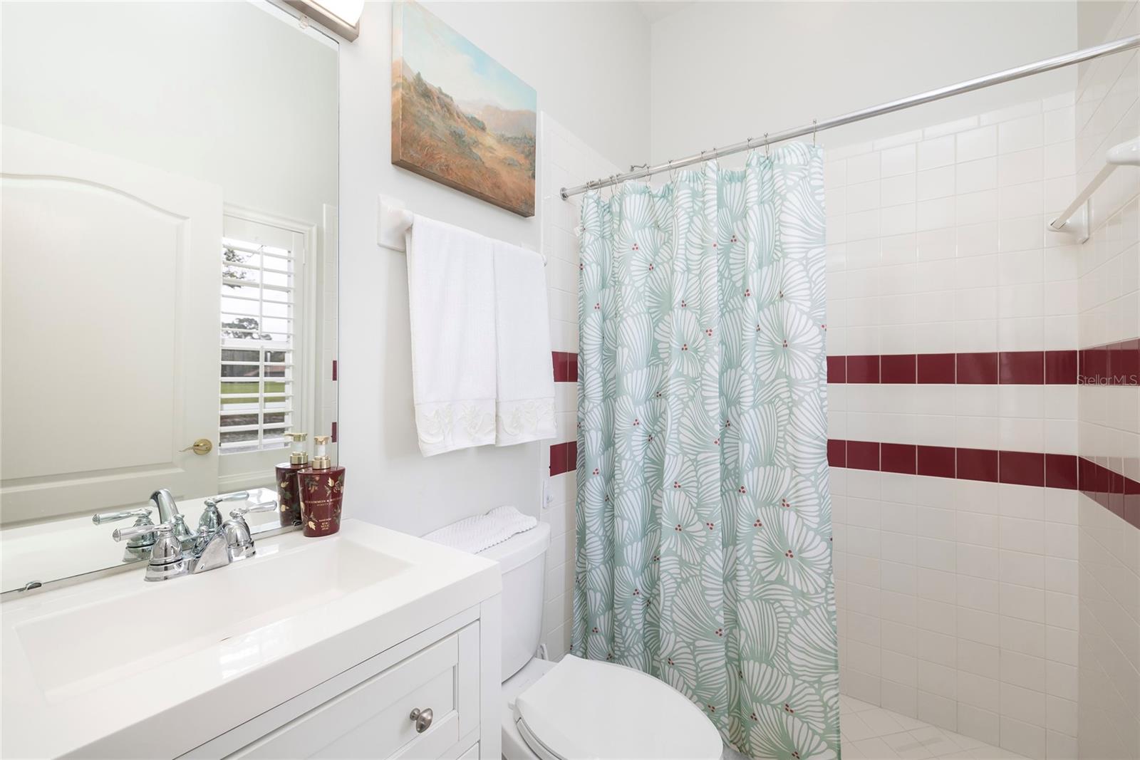 Guest Bathroom with walk in shower