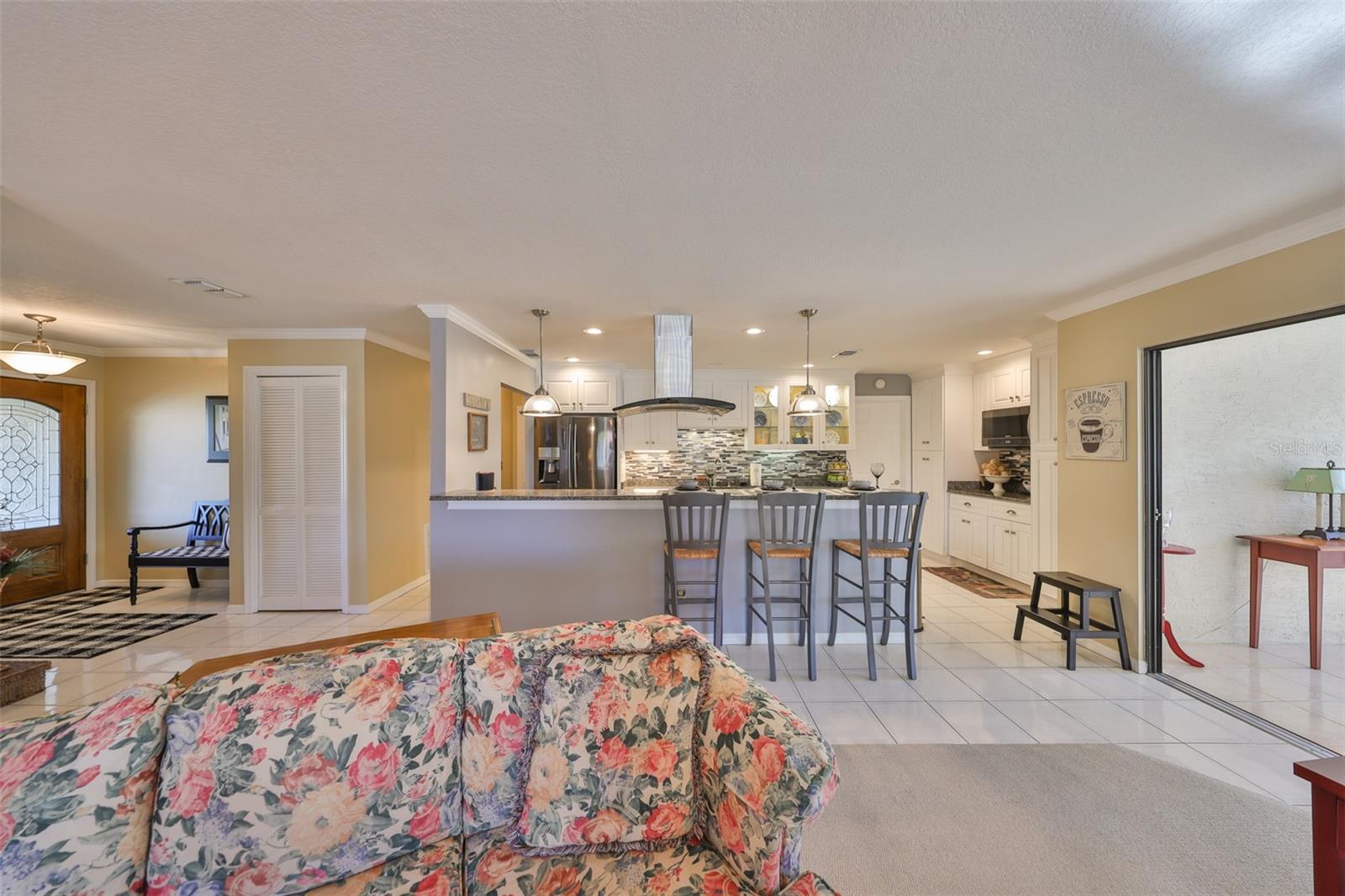 An open concept as soon as you walk into the home.