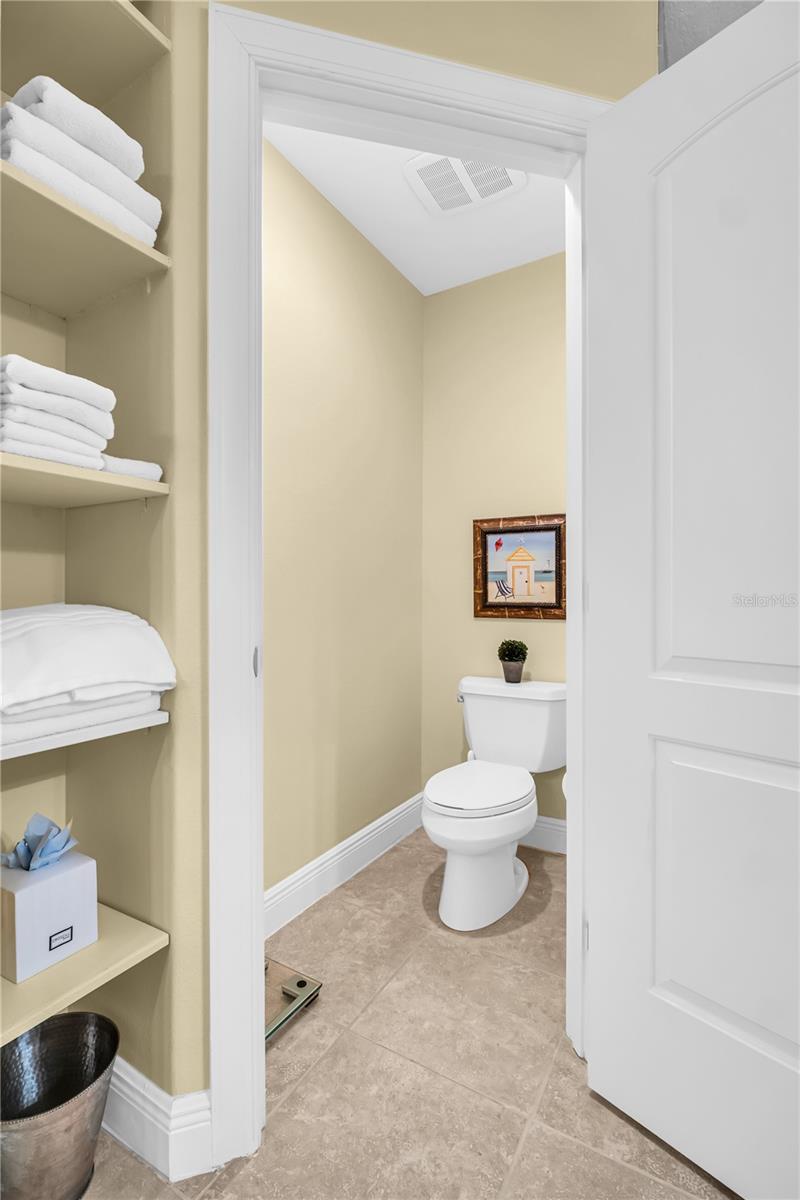 Water closet, offering a private and functional space.