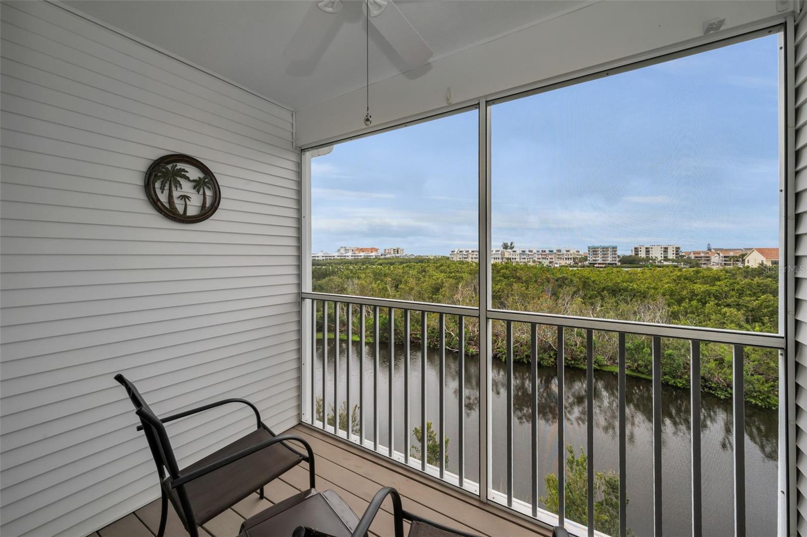 Screened Balcony off the Primary Bedroom