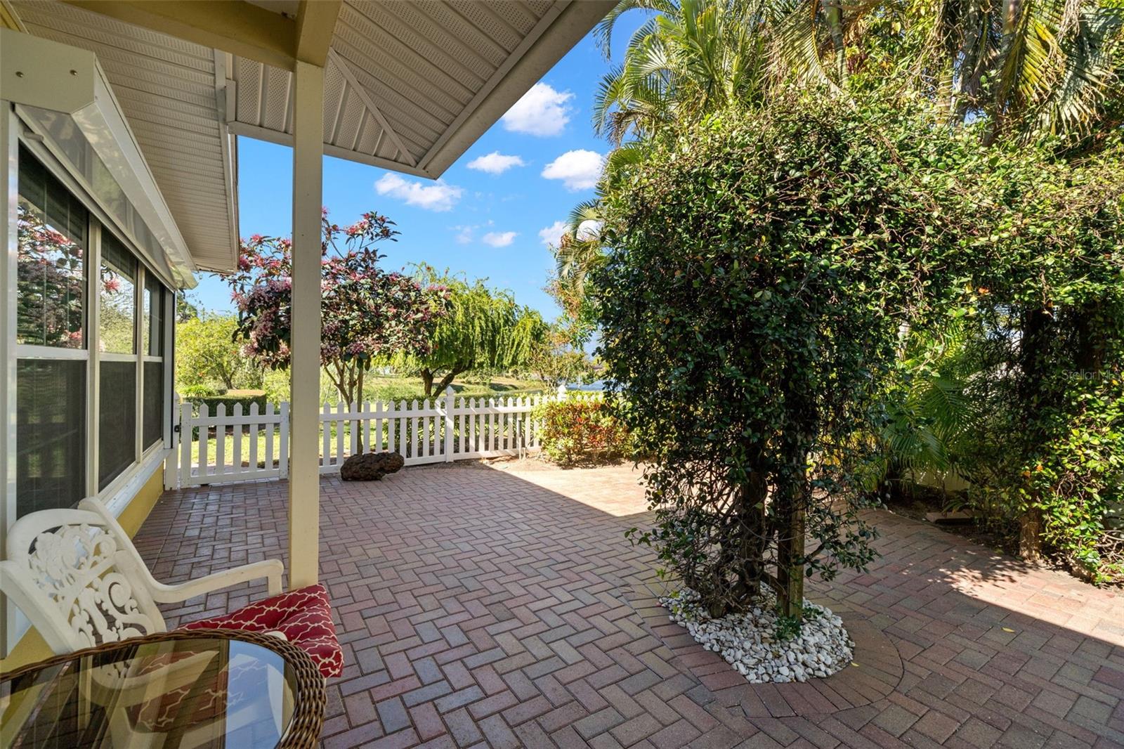 side open porch