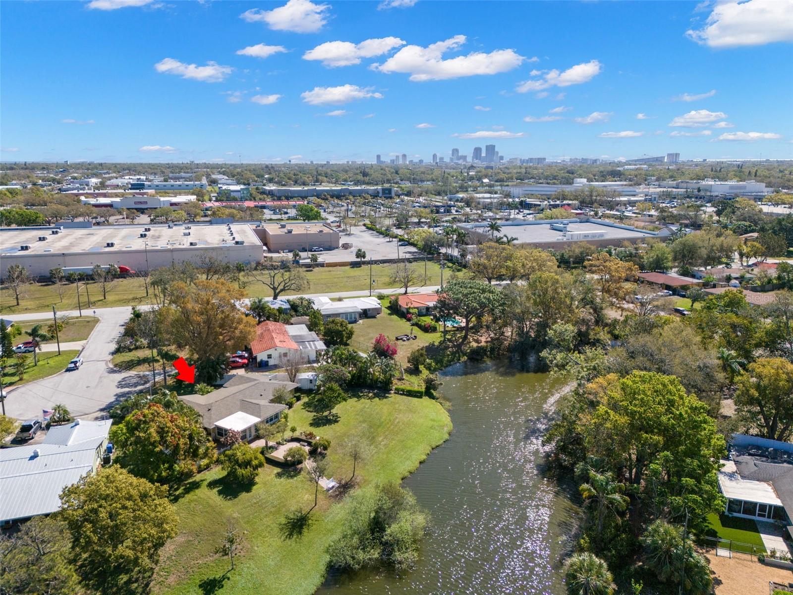 arial view of the property