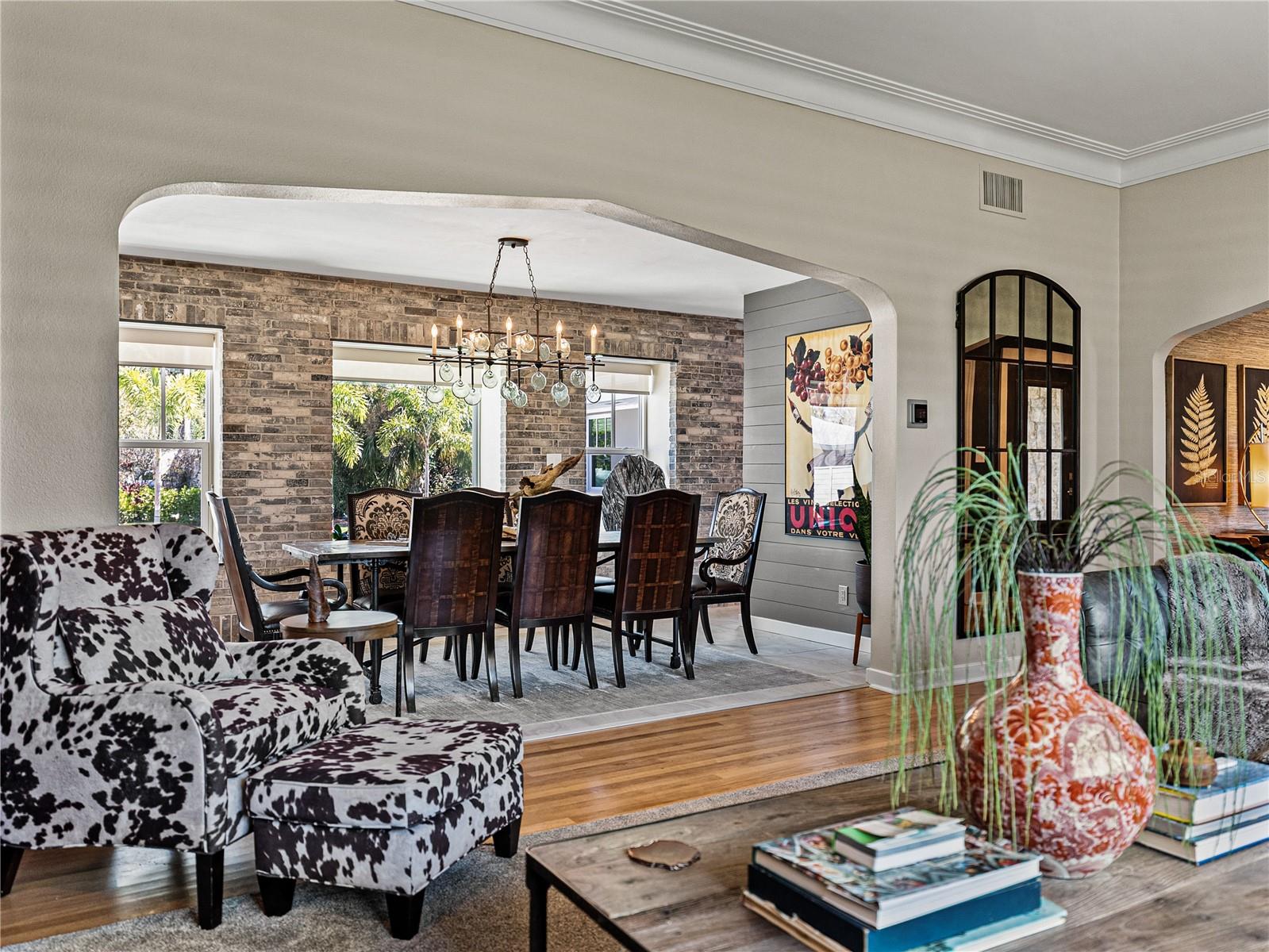 Living room looking toward dining room.