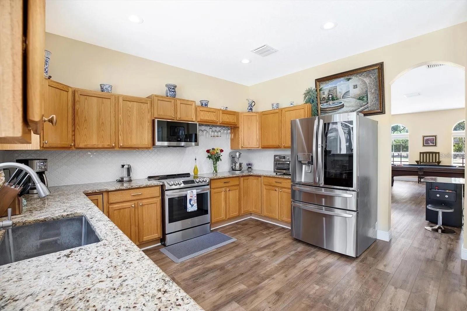 Gorgeous stainless steel appliances