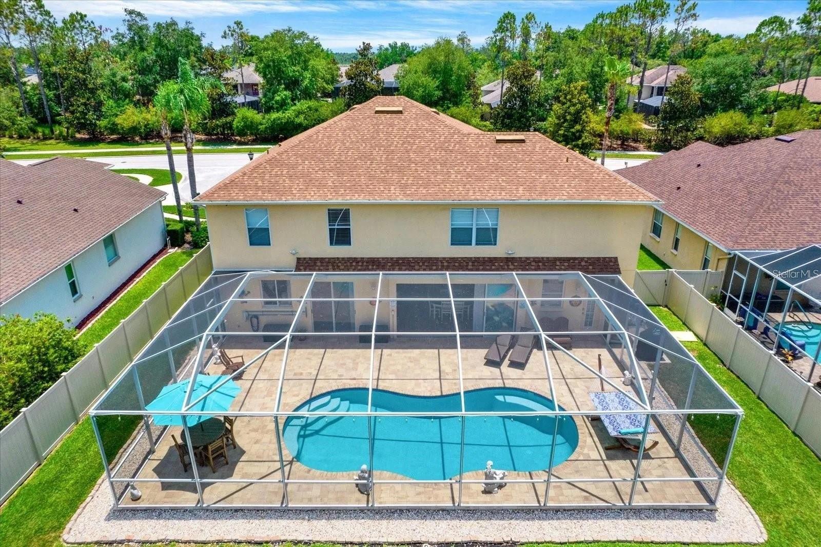 Huge pool area perfect for entertaining