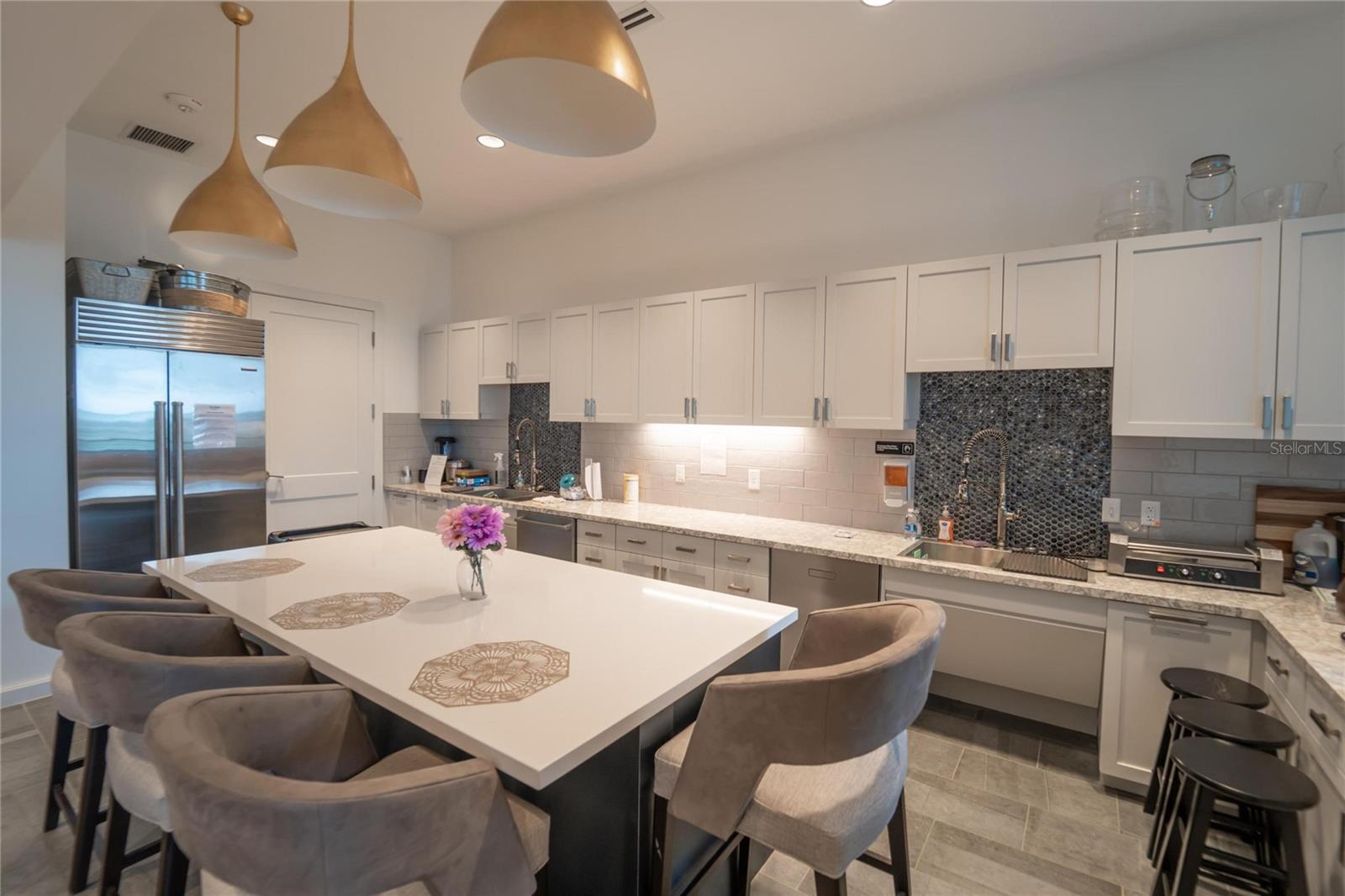 Kitchen at clubhouse