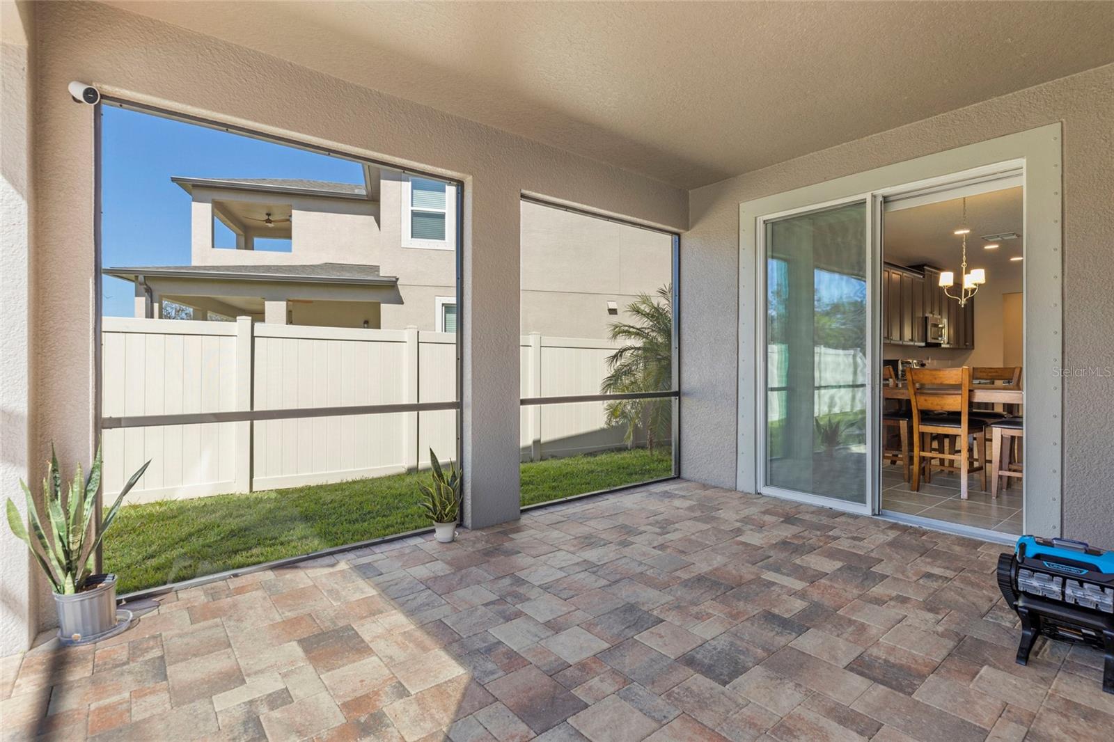 Covered patio