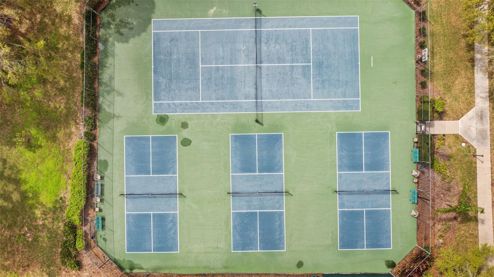 TENNIS AND PICKLEBALL COURT