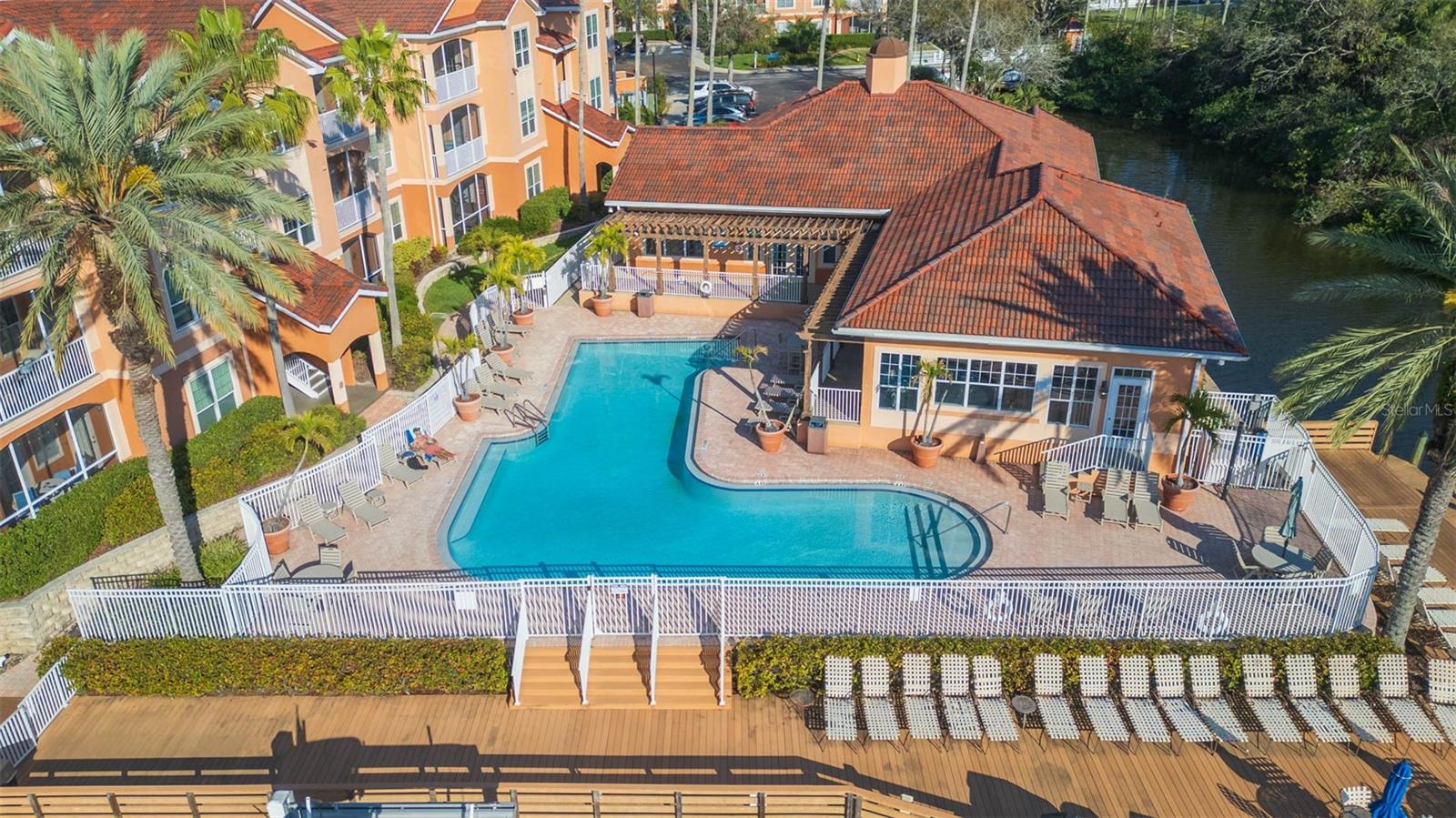 Community pool, clubhouse and gym