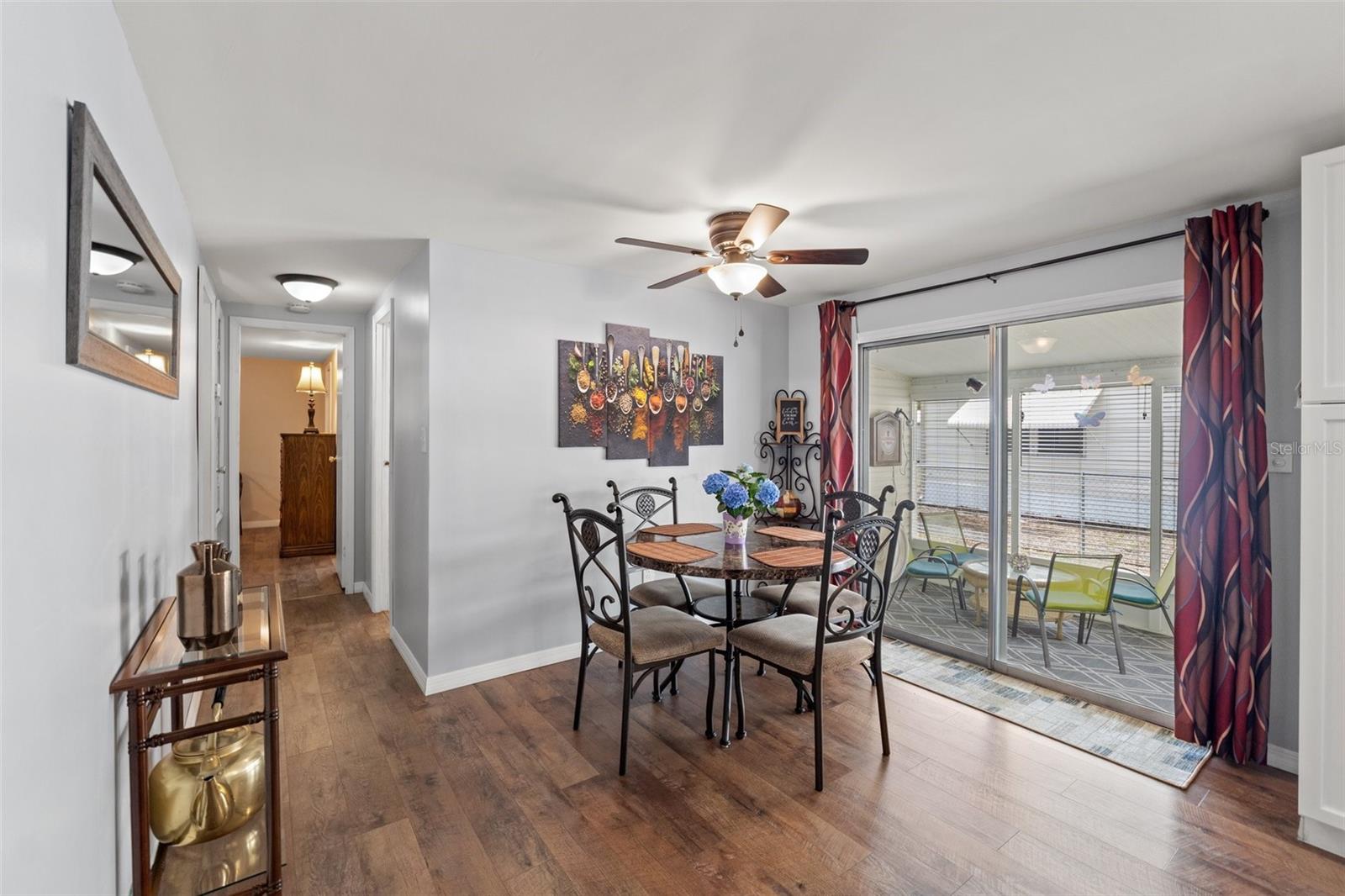 Breakfast Nook & Hallway to Bedrooms