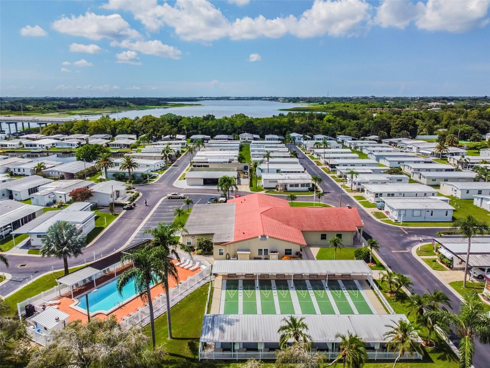 CLUBHOUSE, POOL, SHUFFLEBOARD