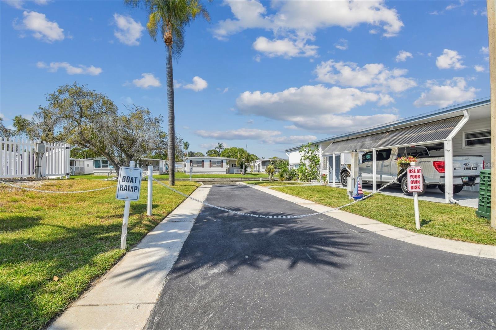 COMMUNITY BOAT RAMP