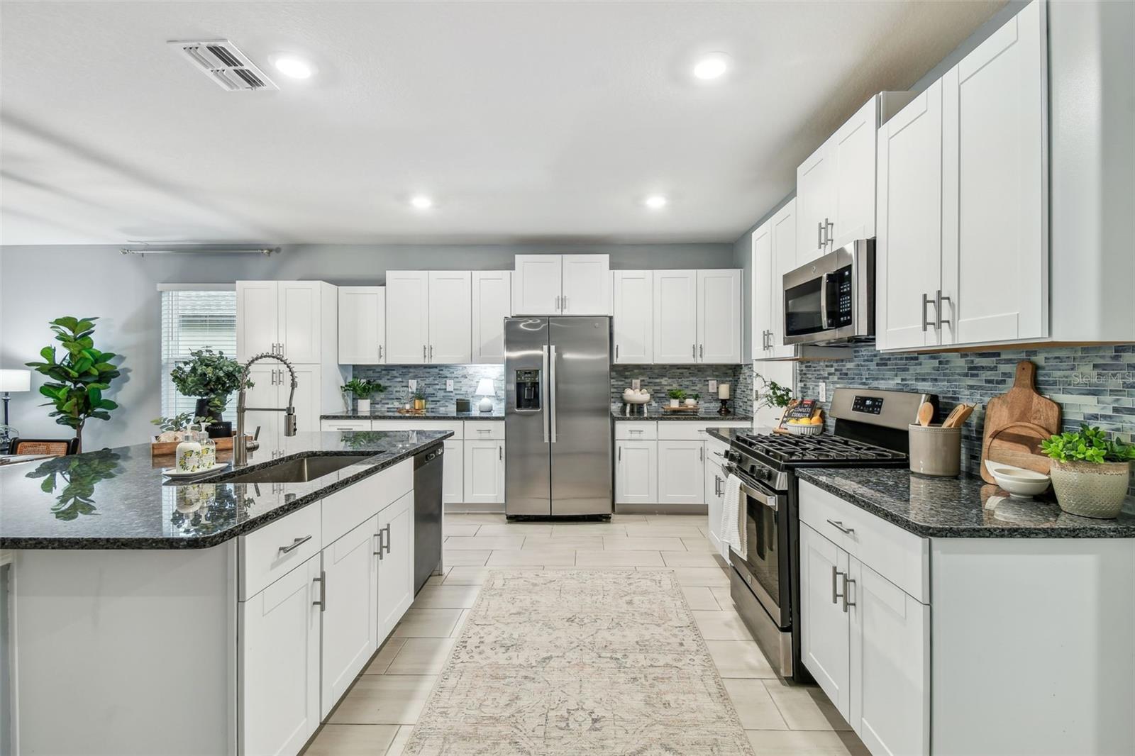 Expanded Kitchen with additional cabinetry