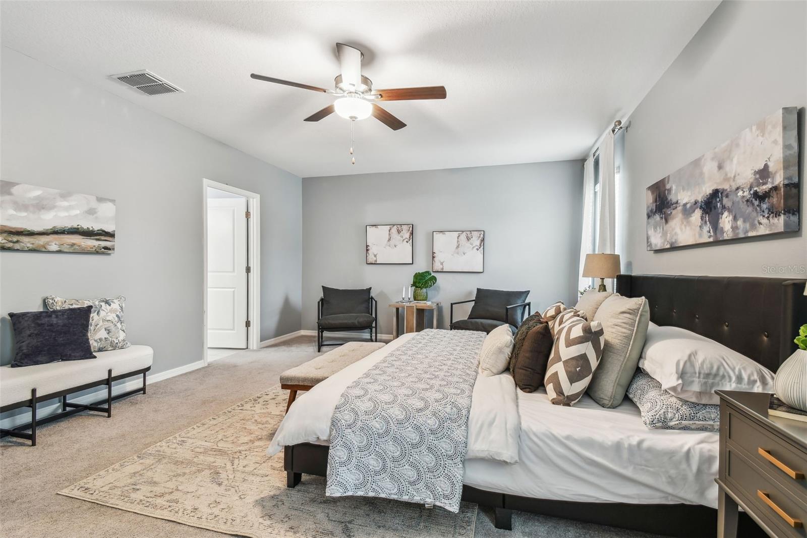 Oversized Primary Bedroom Downstairs