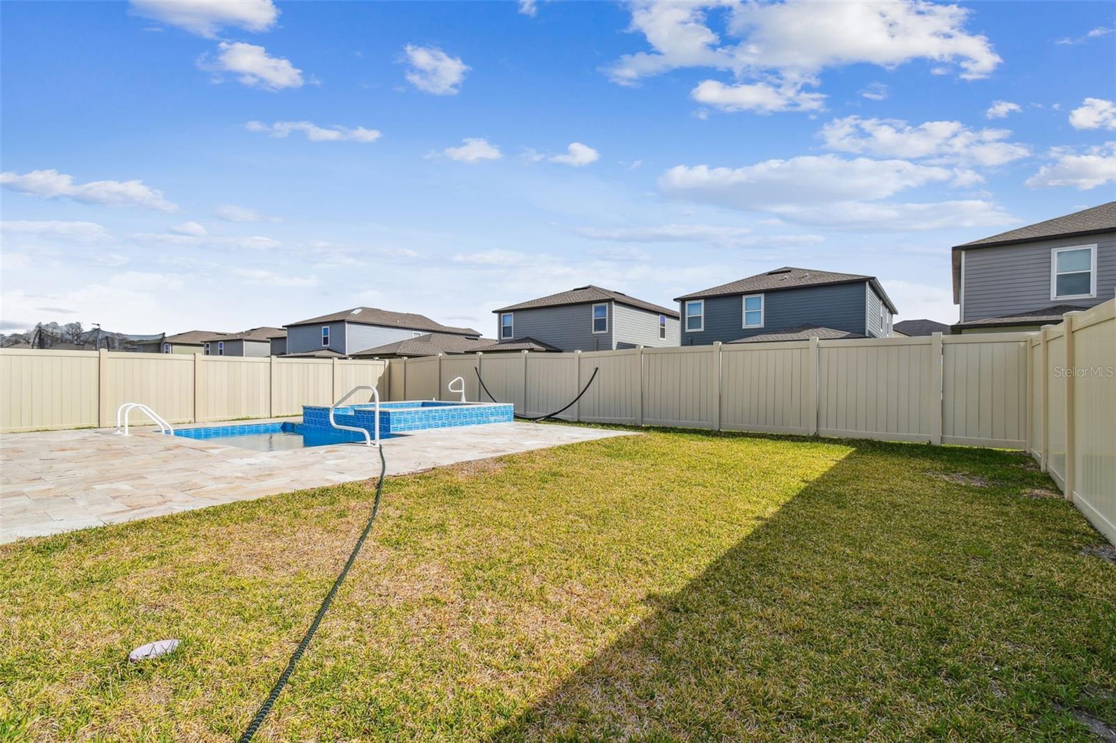 Still plenty of yard space for play and pets