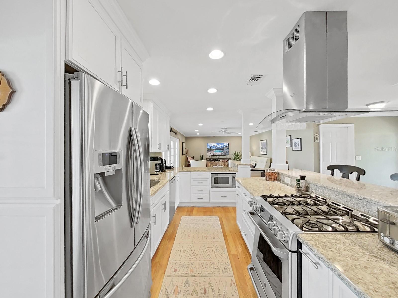 This renovated kitchen has plenty to offer