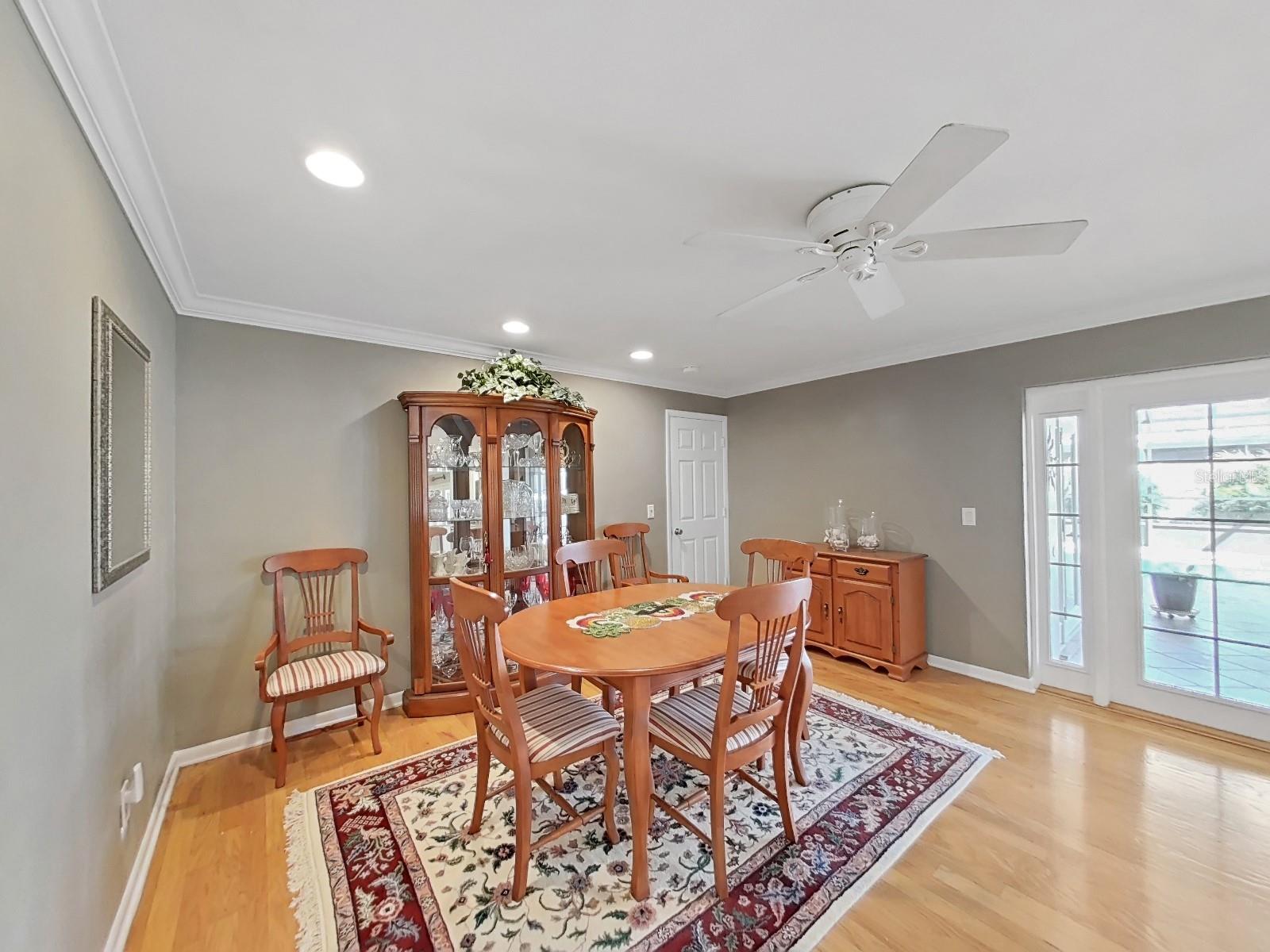 Formal dining area